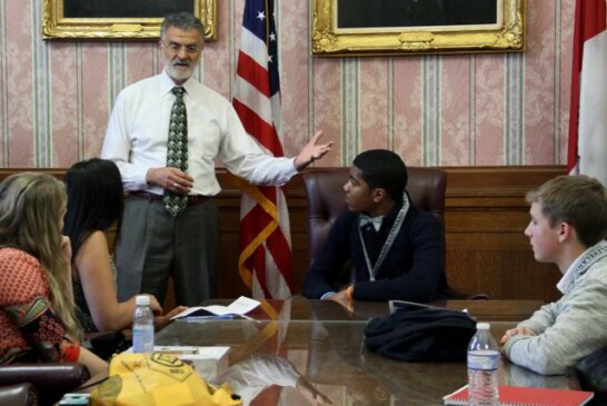 Look Up to Cleveland Leadership Academy Students Visit Cleveland City Hall