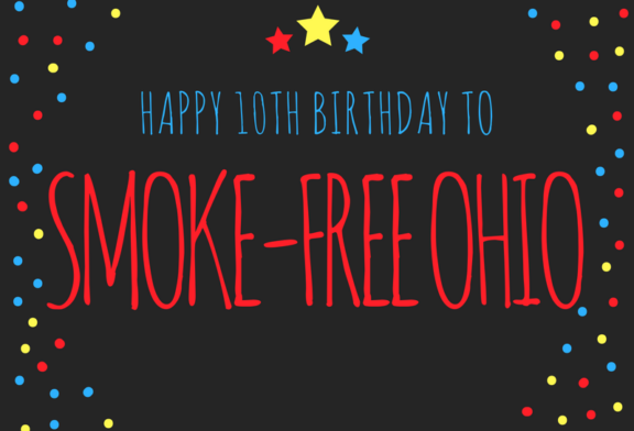 Public Health Organizations Celebrate 10th Anniversary of Ohio’s Smoke-Free Workplace Act
