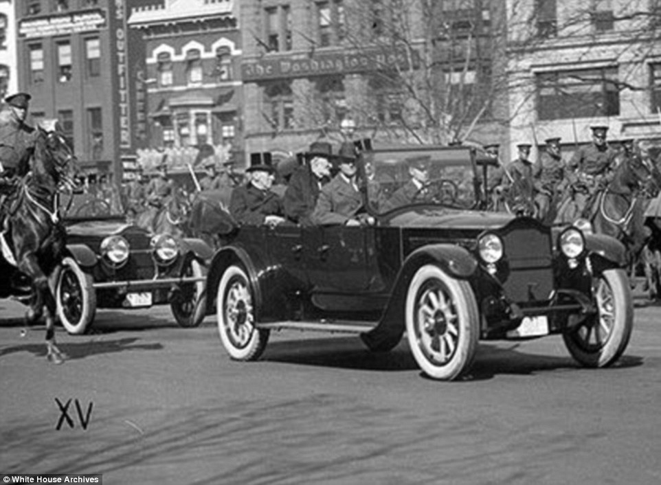 In 1912 Warren G. Harding was the first president to be driven to and from his inauguration