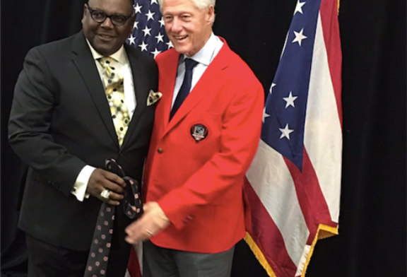 Bill Clinton visits Ginn Academy